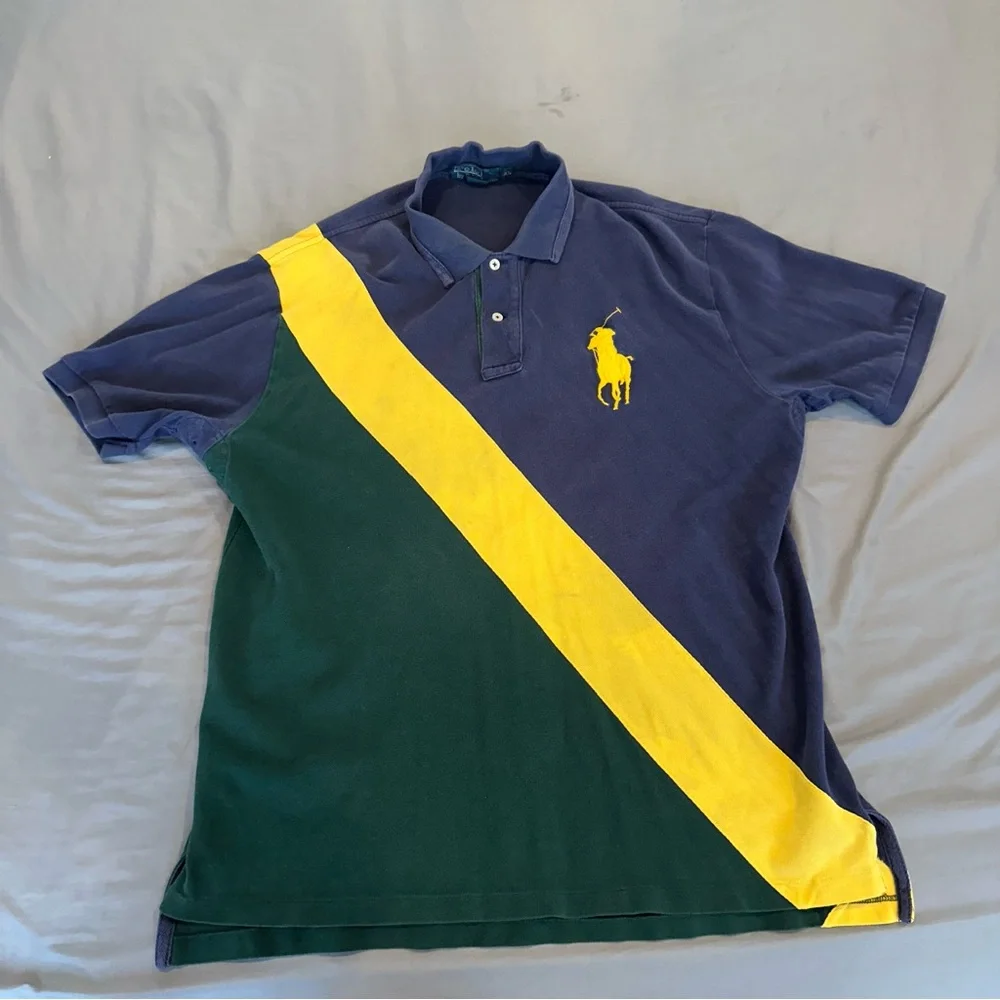 Ralph Lauren‎ Polo Mens XL Big Pony Golf Rugby Preppy